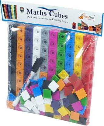 StepsToDo Math Cubes & Face Plates (Pack of 100)