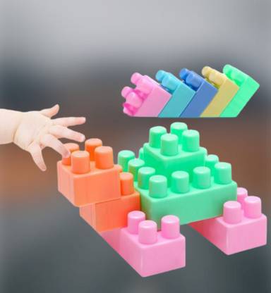 Somnath Plast Educational STEM Building Blocks Learning Educational Toy STEM100 Pcs BB31.571