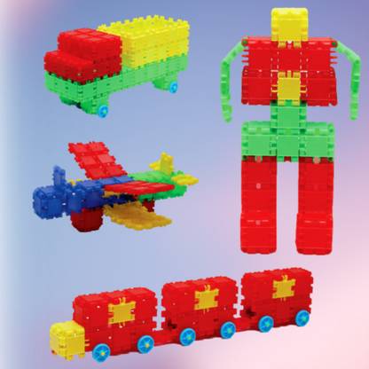 Kidsbuddy Educational Creative Building Blocks Non Toxic Plastic BB27.908 Creative 50Pcs