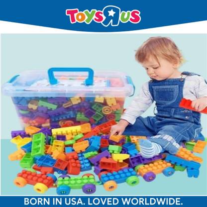 Toys R Us Universe of Imagination Top InnovateBuild: DIY Plastic Building Block Toys for Kids, 3 Years 100+ Pieces