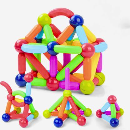 yempaa Magnetic Stick Building Blocks Set for Kids Creative STEM Toy-(36 PCS)