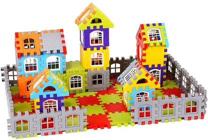 LEVIATHAN Building Blocks with Attractive Windows and Smooth Rounded Edges - for Kids