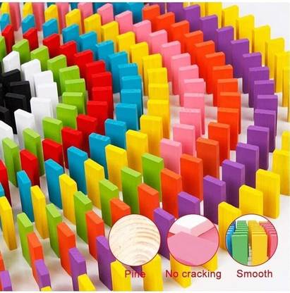 Intelligent (100 Dominos) Falling Domino Racing Toy Game Fun Activity Play