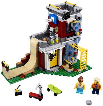 LEGO Creator 3in1 Modular Skate House 31081 Building Kit (422 Piece)