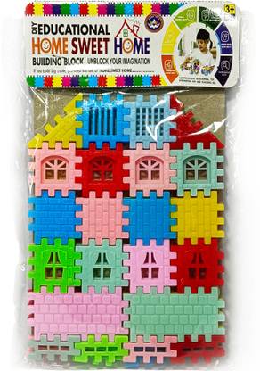 Khelna Bati Educational Sweet Home Building Blocks Set Toy for Kids