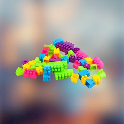 Somnath Plast Educational STEM Building Blocks Learning Educational Toy STEM100 Pcs BB31.498