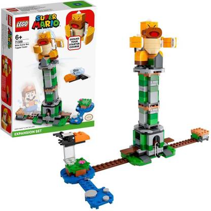 LEGO Super Mario Boss Sumo Bro Topple Tower Expansion Set 71388 Building Kit; Collect