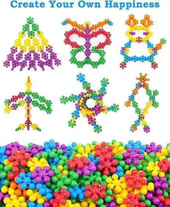 DevDarsh StarLink blocks Interlocking toys for Ultimate Kids' Learning (50+pcs)