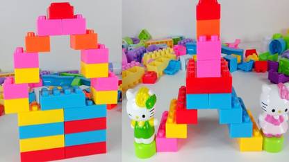 Sharvil Building Block Creative Smart Activity Fun and Learning Train