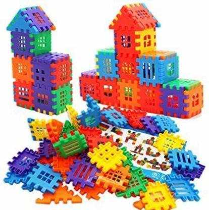 Tozzby House Building Blocks for Kids Puzzles Learning Activity GameToy (150 Pcs)