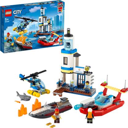 LEGO City Seaside Police and Fire Mission (297 Blocks)