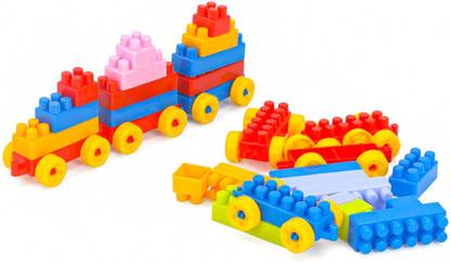 zokato Junior Builders Building Blocks Set 3 Multicolor - 230 Pieces