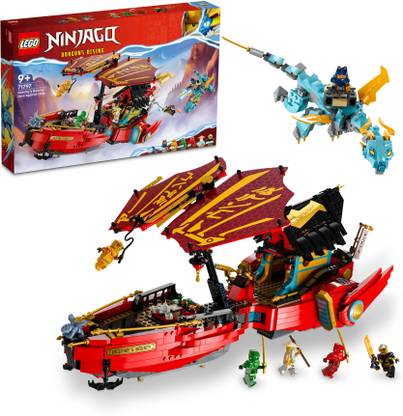 LEGO NINJAGO Destinys Bounty Race Against Time 71797 Building Toy Set (1,739 Pieces)