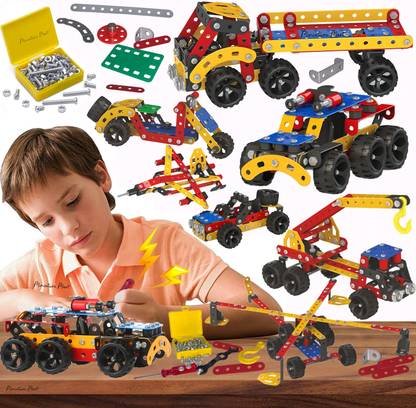 Wishmaster Stem Building Projects Toys for Kids Year 240 PCS Metal Construction Model kit