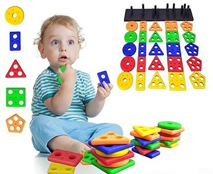 Prosper Plastic Geometric Shape Learning Puzzle Sorter Games for Age3+child