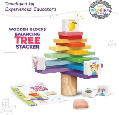FIRSTCRY INTELLISKILLS Balancing Tree Stacker| 19 Pcs