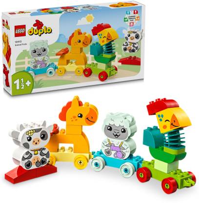 LEGO DUPLO My First Animal Train Nature Toy 10412 (19 Pieces)