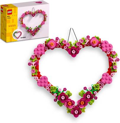 LEGO Heart Ornament Home Decor 40638 building blocks toys for 9+