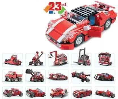ROZZBY LEGO 23 in 1 Architect Super Speedster Multi-Vehicals Block Toy Set 278+ Pcs