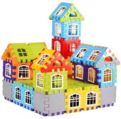 MANTICORE HH-07 Happy House Home Building Blocks Learning , Educational Toy Non-Toxic