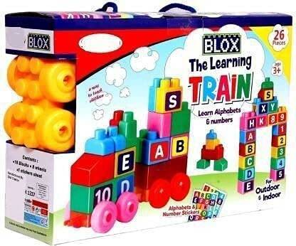 riyaplay The Learning Train Blox- for Kids- Party and Fun Game- Building Blocks
