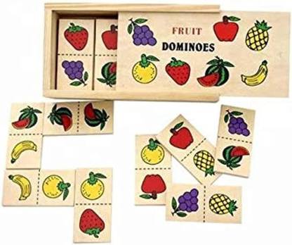 QBLYN Deluxe Fruit Dominoes Set