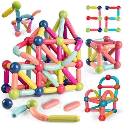 Toys R Us Universe of Imagination Magnetic Sticks Building Blocks for Kids Brain Toys ( 25 pcs )