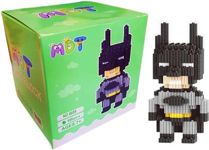 Birthday Popper Magic Building Blocks| Batman| Micro Nano Figures| DIY Minifigure Brick Toys