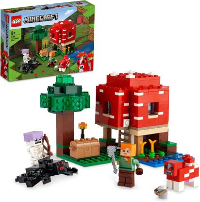 LEGO Minecraft The Mushroom House 21179 Building Kit (272 Pieces)