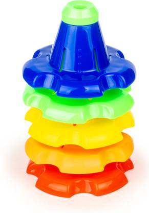 Ratnas Stack N Spin (2165) Play Spinning Toy With Stacking