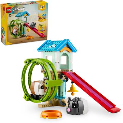 LEGO Creator 3-in-1 Hamster Wheel Animal Toy Set 31155( 416 Pieces)