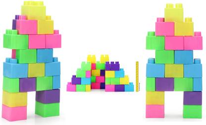 Zest4u New Unicorn Theme Big Size Building Block Set of 24 Pcs