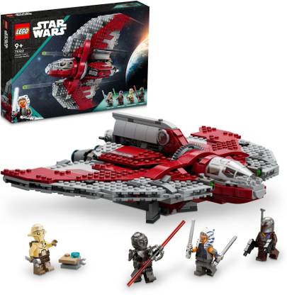 LEGO Star Wars Ahsoka Tano's T-6 Jedi Shuttle 75362 Building Toy Set (601 Pieces)