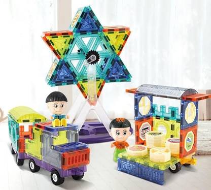 My Baby Love Magnetic Building Blocks - 100 PCS
