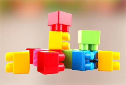 Somnath Plast Educational STEM Building Blocks Learning Educational Toy STEM60 Pcs BB30.2319