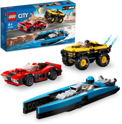 LEGO City Combo Race Pack 60395 Building Toy Set (362 Pieces)