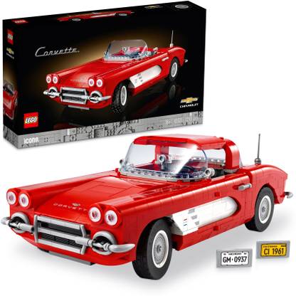 LEGO Icons Chevrolet Corvette Building Kit 10321 (1,210 Pieces)