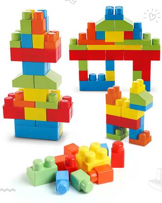 FIRSTCRY INTELLISKILLS Mega Building Blocks| 40 Pcs