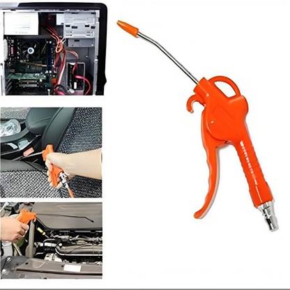 ZIODIC Air Blow Gun (1/4" PT Steel) 125mm Pipe Length for Pneumatic Tool Air Blower
