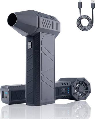 DRUMSTONE Portable Mini Car Blower Air Blaster Handheld Compressed Duster 3 Speed Modes Air Blower