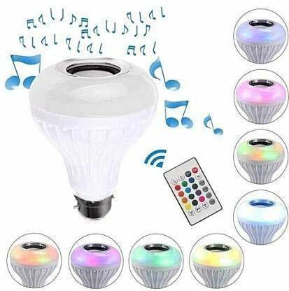 RENTOOR LED Light Bulb Colourful Built-in Audio Speaker Music Player 12 W Bluetooth. 5 W Bluetooth Home Audio Speaker