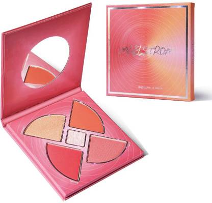 IMagic Highlighter & Blush Palette Matte Long Lasting Natural Glow Complexion For Face