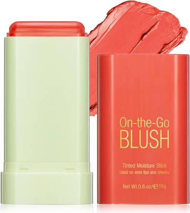 VBA Blush Stick 3 in 1 Cheeks Lips Eyes Moisturing Face Blush Multi-Use For All Skin