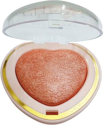 WECHARMERZ Matte & Shimmer Pressed Baked Orange Blusher Palette
