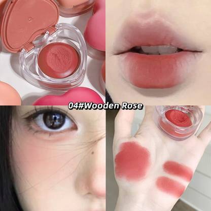 DAIMANPU Heart Lip & Cheek Cream Blush, GEGE BEAR Multipurpose, Lip and Cheek Tint