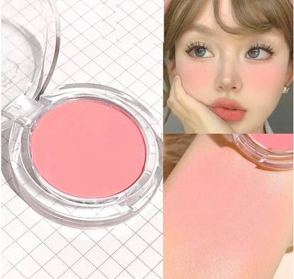 tanvi27 Matte Blush Soft Peach Cream Makeup Blush Natural