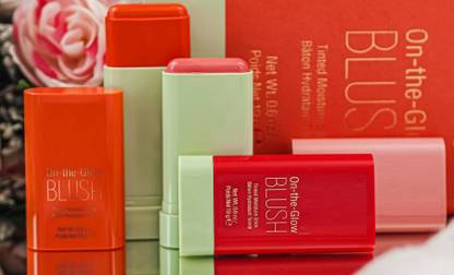 LILLYAMOR New Blusher Stick | Multi-Use Long Lasting Cream Blusher Stick Pack of 3