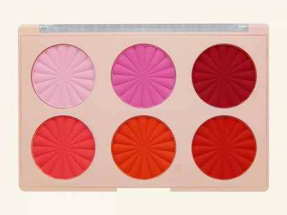 MINIOWN 6 color face blusher palette | cheeks blusher palette | matte blusher | 16g