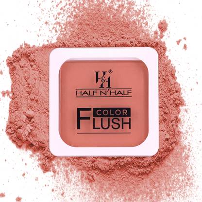Half N Half Velvety Silky, Light Weight Long-Lasting Colour Flush for Cheeks, Natural Finish