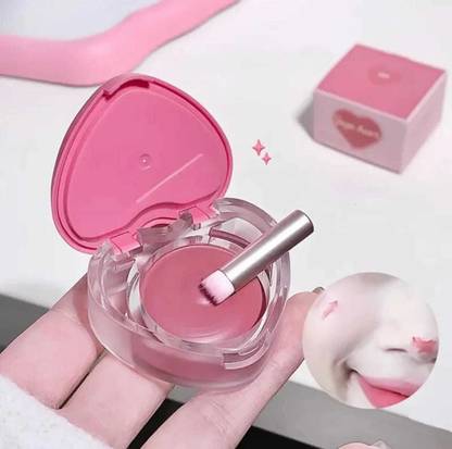 Color Castle Heart Shape Blush Highly Pigmented | Long Lasting 3 in 1 Lip & Cheek & Eye Tint